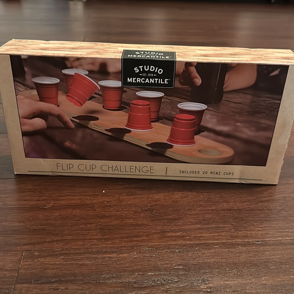Studio Mercantile Flip Cup Challenge Game Set NWOT